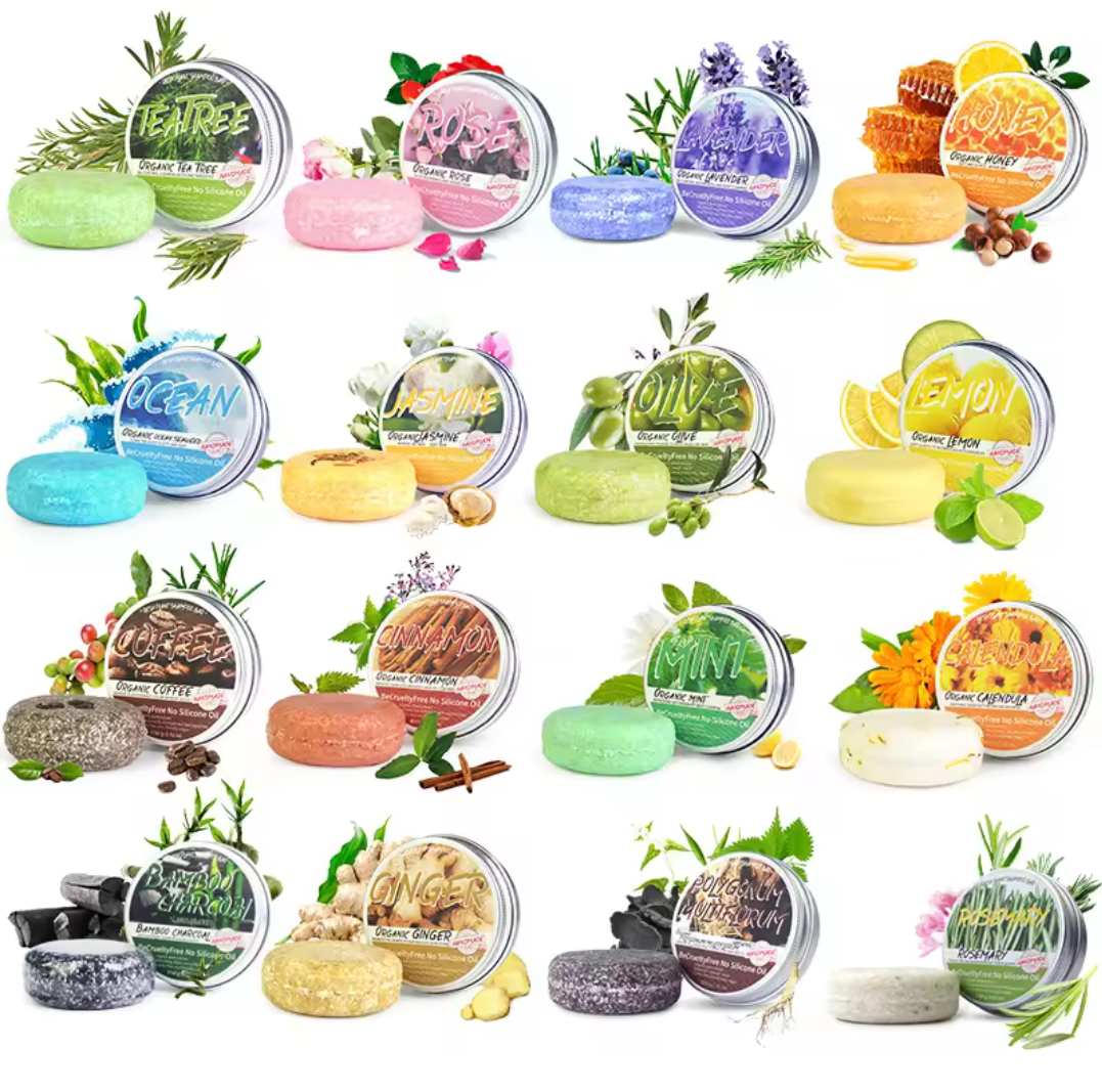 Barre de Shampooings Solides – Nature, Soin & Éthique